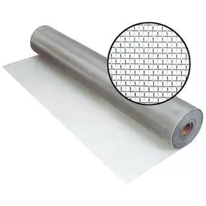 Screen, Bright, Aluminum, 60in W x 100ft L Screen, Bright, Aluminum, 60in W x 100ft L