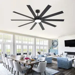72 Inch Ceiling Fans with Lights, 10-Blade Industrial Ceiling Fan with Remote, 6-Speed Reversible DC Motor, 3CCT LED Lighting, Indoor/Outdoor Fan for Living Room, Patio, Farmhouse 72 Inch Ceiling Fans with Lights, 10-Blade Industrial Ceiling Fan with Remote, 6-Speed Reversible DC Motor, 3CCT LED Lighting, Indoor/Outdoor Fan for Living Room, Patio, Farmhouse