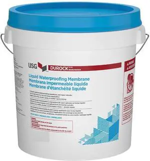 USG DUROCK 3.5 Gallon Liquid Waterproofing Membrane and Vapor RETARDER USG DUROCK 3.5 Gallon Liquid Waterproofing Membrane and Vapor RETARDER