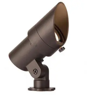 WAC Landscape Lighting, LED 12V Small Size Accent Light with Adjustable Beam Angle and Integral Brightness Control 50-420 Lumens 3000K Warm White Built-in LED in Solid Brass Coated with Bronze WAC Landscape Lighting, LED 12V Small Size Accent Light with Adjustable Beam Angle and Integral Brightness Control 50-420 Lumens 3000K Warm White Built-in LED in Solid Brass Coated with Bronze