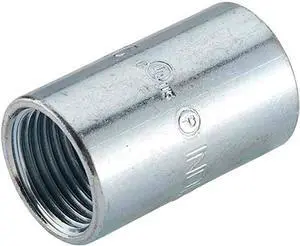EMT Galvanized Rigid Conduit Coupling for Threaded Rigid Conduit (12, 4") EMT Galvanized Rigid Conduit Coupling for Threaded Rigid Conduit (12, 4")