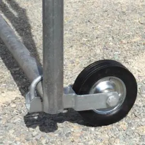 Gate Helper Wheel for Supporting Gates with 1-3/8" Thru 1-7/8" Gate Frames - Gate Helper Wheel to Prevent Gate from Dragging - Gate Support Wheel - CASE Qty 8 Gate Helper Wheel for Supporting Gates with 1-3/8" Thru 1-7/8" Gate Frames - Gate Helper Wheel to Prevent Gate from Dragging - Gate Support Wheel - CASE Qty 8