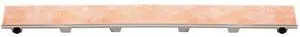 Kerdi-Line Frameless Grate Assembly, 60" Length | Ideal for Ceramic & Stone Tiles, Use with Center Outlet Channel Body, Tile Design - KL1DRE150 Kerdi-Line Frameless Grate Assembly, 60" Length | Ideal for Ceramic & Stone Tiles, Use with Center Outlet Channel Body, Tile Design - KL1DRE150