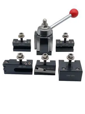 6PCS BXA Wedge Type Quick Change Tool Post With Tool Holders For Lathe Swing 10-15",250-222.(BXA-6PC) 6PCS BXA Wedge Type Quick Change Tool Post With Tool Holders For Lathe Swing 10-15",250-222.(BXA-6PC)