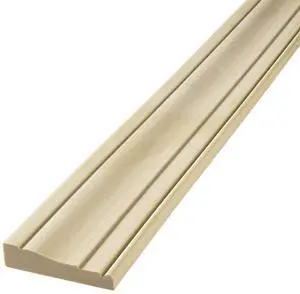 #445 Flexible Casing Molding: 11/16" Thick x 3.25" Wide - for Gentle Arches, Curved Walls and Straight Runs (12' feet Long (144" Long)) #445 Flexible Casing Molding: 11/16" Thick x 3.25" Wide - for Gentle Arches, Curved Walls and Straight Runs (12' feet Long (144" Long))