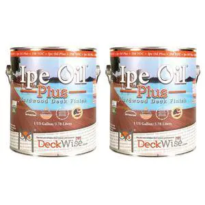 Ipe Oil Plus Hardwood Deck Semi-Transparent 100 VOC Natural Finish (Pack of 2, 1-Gallon Each) Ipe Oil Plus Hardwood Deck Semi-Transparent 100 VOC Natural Finish (Pack of 2, 1-Gallon Each)