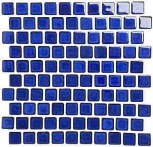 1x1 Cobalt Blue Square Brick Porcelain Mosaic Tile 12x12 Mesh 1-1/8" Glossy Floor Wall Pool Backsplash Kitchen Bathroom Accent Decor (5 Sheets) 1x1 Cobalt Blue Square Brick Porcelain Mosaic Tile 12x12 Mesh 1-1/8" Glossy Floor Wall Pool Backsplash Kitchen Bathroom Accent Decor (5 Sheets)