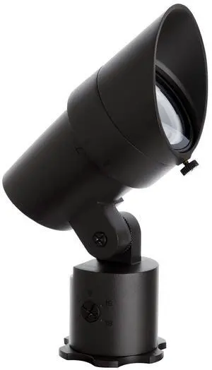 WAC Landscape Lighting, LED 12V Medium Size Accent Light with Adjustable Beam Angle and Integral Brightness Control 50-1300 Lumens 2700K Warm Built-in LED in Black WAC Landscape Lighting, LED 12V Medium Size Accent Light with Adjustable Beam Angle and Integral Brightness Control 50-1300 Lumens 2700K Warm Built-in LED in Black