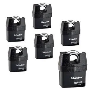 Pro Series Padlock - (6) High Security Locks w/ 12 Keys, 6327NKA-6 w/BumpStop Technology Pro Series Padlock - (6) High Security Locks w/ 12 Keys, 6327NKA-6 w/BumpStop Technology