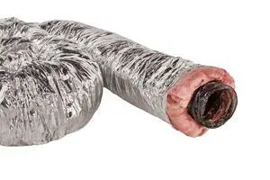 GAF 14" X 25' Insulated Flexble Duct with R6 Insulation, offering 33% More Insulation Than The Standard| Comes with UL181 Standard of Safety and is ETL Listed GAF 14" X 25' Insulated Flexble Duct with R6 Insulation, offering 33% More Insulation Than The Standard| Comes with UL181 Standard of Safety and is ETL Listed