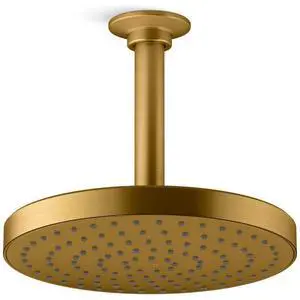 76464-Y-2MB Awaken 8 Inch Single-Function Rain SHOWERHEAD, 8" Fixed Round Rainfall SHOWERHEAD, 2.5 GPM, Vibrant Brushed Moderne Brass 76464-Y-2MB Awaken 8 Inch Single-Function Rain SHOWERHEAD, 8" Fixed Round Rainfall SHOWERHEAD, 2.5 GPM, Vibrant Brushed Moderne Brass