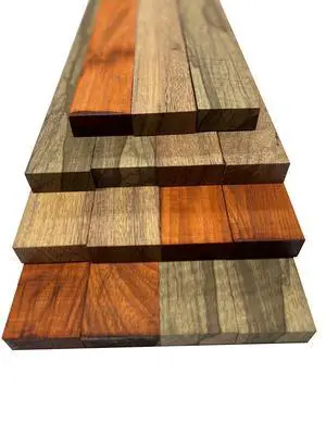 Variety Pack of 15 Cutting Board Blocks of Sapele, Black Limba, Padauk | ¾ x 2 inches (3/4" x 2" x 48", Sapele| Black Limba | Padauk) Variety Pack of 15 Cutting Board Blocks of Sapele, Black Limba, Padauk | ¾ x 2 inches (3/4" x 2" x 48", Sapele| Black Limba | Padauk)