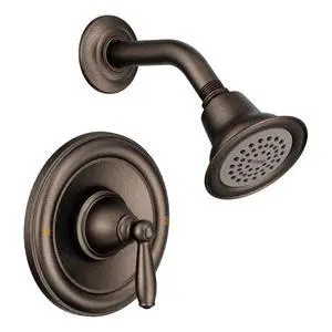 Brantford Oil-Rubbed Bronze Posi-Temp Shower Trim Kit Featuring Showerhead and Shower Lever Handle, Valve Required, T2152EPORB Brantford Oil-Rubbed Bronze Posi-Temp Shower Trim Kit Featuring Showerhead and Shower Lever Handle, Valve Required, T2152EPORB