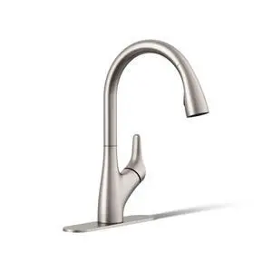 30469-VS Rival Single Handle Pull-Down Kitchen Faucet, Kitchen Sink Faucet with Pull-Down Sprayer, Vibrant Stainless 30469-VS Rival Single Handle Pull-Down Kitchen Faucet, Kitchen Sink Faucet with Pull-Down Sprayer, Vibrant Stainless