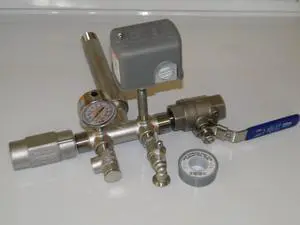 STAINLESS STEEL 1.25 x 14 Tank Tee Kit + UNION + VALVES Installation Water Well Pressure Tank with SQUARE D 40/60 FSG2 pressure switch STAINLESS STEEL 1.25 x 14 Tank Tee Kit + UNION + VALVES Installation Water Well Pressure Tank with SQUARE D 40/60 FSG2 pressure switch