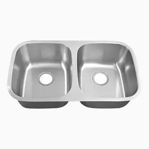 32 Inch Undermount Double Bowl Kitchen Sink 50/50 Stainless Steel 18 Gauge Commercial Grade Satin Finish Dual Bowl Sinks 32" x 18" x 9" (Sink Only) 32 Inch Undermount Double Bowl Kitchen Sink 50/50 Stainless Steel 18 Gauge Commercial Grade Satin Finish Dual Bowl Sinks 32" x 18" x 9" (Sink Only)