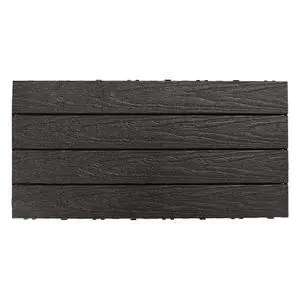 UltraShield Naturale 1 ft. x 2 ft. Quick Deck Outdoor Composite Deck Tile in Hawaiian Charcoal (20 sq. ft. per Box) UltraShield Naturale 1 ft. x 2 ft. Quick Deck Outdoor Composite Deck Tile in Hawaiian Charcoal (20 sq. ft. per Box)