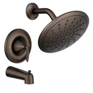 Eva Oil Rubbed Bronze Tub and Shower Faucet Trim with Eco-Performance Rainshower, Valve Required, T2233EPORB Eva Oil Rubbed Bronze Tub and Shower Faucet Trim with Eco-Performance Rainshower, Valve Required, T2233EPORB