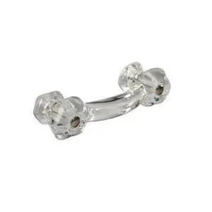 #G-40 Brand Elegance Glass Collection Clear Glass Drawer Pull - 10 Pack #G-40 Brand Elegance Glass Collection Clear Glass Drawer Pull - 10 Pack