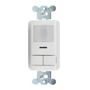 WSX PDT 2P WH Dual Detection Occupancy Two Pole Wall Switch Sensor, White WSX PDT 2P WH Dual Detection Occupancy Two Pole Wall Switch Sensor, White