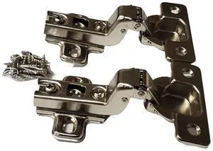 -Inset Cabinet European Hinges, Non-Soft Close, Screw Mount, 105 Degree 2 Way Adjustable Concealed Kitchen Cabinet Door Hinges with Screws (50) -Inset Cabinet European Hinges, Non-Soft Close, Screw Mount, 105 Degree 2 Way Adjustable Concealed Kitchen Cabinet Door Hinges with Screws (50)