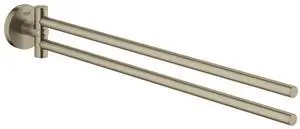 40371EN1 Essentials Double Towel Bar, 18-Inch, Brushed Nickel 40371EN1 Essentials Double Towel Bar, 18-Inch, Brushed Nickel