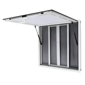 Concession Window 36 x 36 inch for Food Trucks, Aluminum Alloy Concession Service Window with 4 Horizontal Sliding Screen Windows & Awning Door & Drag Hook for Food Trailers (36 x 36 Inch) Concession Window 36 x 36 inch for Food Trucks, Aluminum Alloy Concession Service Window with 4 Horizontal Sliding Screen Windows & Awning Door & Drag Hook for Food Trailers (36 x 36 Inch)