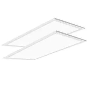 2x4 LED Flat Panel Light,2 Pack 7800 LM Drop Ceiling Office Light Fixture,5000K Commercial Lights,0-10V Dimmable, 2x4 Recessed Edge-Lit Troffer Fixture for Office Kitchen,ETL Listed 2x4 LED Flat Panel Light,2 Pack 7800 LM Drop Ceiling Office Light Fixture,5000K Commercial Lights,0-10V Dimmable, 2x4 Recessed Edge-Lit Troffer Fixture for Office Kitchen,ETL Listed