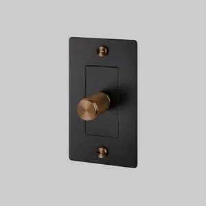 Buster and Punch 1 Gang Single LED Dimmer Switch Cross Knurl Pattern (Warm Sunset) Buster and Punch 1 Gang Single LED Dimmer Switch Cross Knurl Pattern (Warm Sunset)