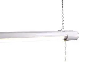 40w LED 4800 Lumen Double Tubes Utility Shop Light 5000K Daylight UL 100w Equivalent Pull on/Off Switch. Garage, Warehouse, Workshop Linkable to 10 (6 Pack) 40w LED 4800 Lumen Double Tubes Utility Shop Light 5000K Daylight UL 100w Equivalent Pull on/Off Switch. Garage, Warehouse, Workshop Linkable to 10 (6 Pack)