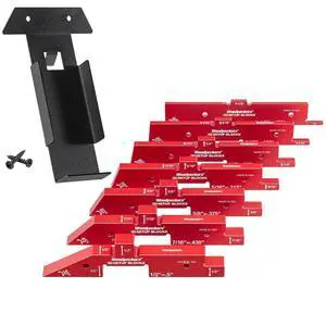 3D Setup Blocks, 7 Piece Set, Aluminum, USA Made, 4 Ways to Meaure on each Block, Router & Table Saw Gauge Blocks, Router Bit Height Gauge - 3D-SUB7 3D Setup Blocks, 7 Piece Set, Aluminum, USA Made, 4 Ways to Meaure on each Block, Router & Table Saw Gauge Blocks, Router Bit Height Gauge - 3D-SUB7