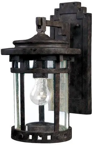 Lighting Santa Barbara 1-Light Outdoor Wall Lantern | Sienna Finish | Seedy Glass Shade | Craftsman Outdoor Wall Lantern for Front Doors and Entryways | Wet-Location Rated | 3131CDSE Lighting Santa Barbara 1-Light Outdoor Wall Lantern | Sienna Finish | Seedy Glass Shade | Craftsman Outdoor Wall Lantern for Front Doors and Entryways | Wet-Location Rated | 3131CDSE