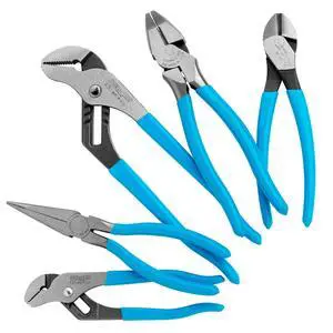 GS-50 5pc Pliers Set | Made in USA | Forged High Carbon Steel | Includes Tongue & Groove, Linemen's, Long Nose and Cutting Pliers GS-50 5pc Pliers Set | Made in USA | Forged High Carbon Steel | Includes Tongue & Groove, Linemen's, Long Nose and Cutting Pliers