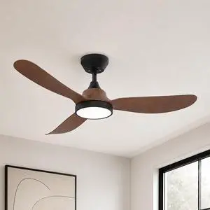 Ceiling Fan with Lights, 42 Inch Ceiling Fans with Remote Control, 6-Speed 3591 CFM, Quiet & Reversible DC Motor, 3CCT Dimmable LED, for Bedroom, Living Room (Black & Walnut, 42 inch) Ceiling Fan with Lights, 42 Inch Ceiling Fans with Remote Control, 6-Speed 3591 CFM, Quiet & Reversible DC Motor, 3CCT Dimmable LED, for Bedroom, Living Room (Black & Walnut, 42 inch)