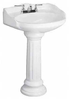 Victoria Pedestal Lavatory 4" Centerset Victoria Pedestal Lavatory 4" Centerset