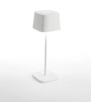 Ofelia Pro Lamp, Rechargeable Cordless Table Lamp with Touch Controls, Suitable for Indoor and Outdoor, Dimmer, 2700-3000 K, Height 12 Inches, White Color Ofelia Pro Lamp, Rechargeable Cordless Table Lamp with Touch Controls, Suitable for Indoor and Outdoor, Dimmer, 2700-3000 K, Height 12 Inches, White Color