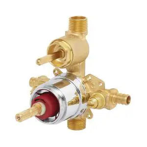 CPV-PB-DV-PXC, Sentinel Mark II Pressure Balancing Diverter Shower Valve with Crimp Inlet Connections, Rough Brass CPV-PB-DV-PXC, Sentinel Mark II Pressure Balancing Diverter Shower Valve with Crimp Inlet Connections, Rough Brass