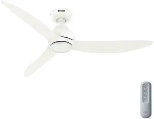 Mazzini Indoor/Outdoor Ceiling Fan, Remote, 52-inch, Matte White, Casual-style, 6-speed DC Motor, Energy Star, 52830, for porches, patios, sunrooms, bathrooms Mazzini Indoor/Outdoor Ceiling Fan, Remote, 52-inch, Matte White, Casual-style, 6-speed DC Motor, Energy Star, 52830, for porches, patios, sunrooms, bathrooms