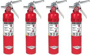 B417, 2.5lb ABC Dry Chemical Class A B C Fire Extinguisher, with Wall Bracket (4, 5.25 pounds) B417, 2.5lb ABC Dry Chemical Class A B C Fire Extinguisher, with Wall Bracket (4, 5.25 pounds)