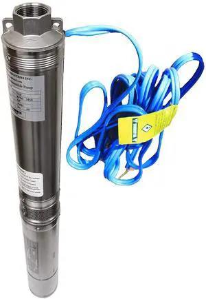 Hallmark Industries Deep Well Submersible Pump, 2 HP, 230V, 35 Gpm, 400 feet, All Stainless Steel Hallmark Industries Deep Well Submersible Pump, 2 HP, 230V, 35 Gpm, 400 feet, All Stainless Steel