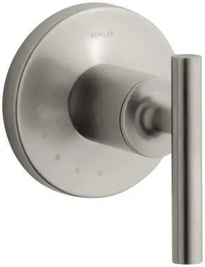Purist® Valve trim with lever handle for volume control valve, requires valve Purist® Valve trim with lever handle for volume control valve, requires valve