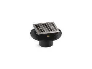 K- 22673-TT SQUARE DESIGN TILE-IN SHOWER DRAIN, Vibrant Titanium K- 22673-TT SQUARE DESIGN TILE-IN SHOWER DRAIN, Vibrant Titanium