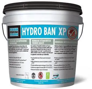 Hydro Ban XP Waterproof Self-Curing Liquid Anti-Fracture Membrane, 1 Gallon Hydro Ban XP Waterproof Self-Curing Liquid Anti-Fracture Membrane, 1 Gallon