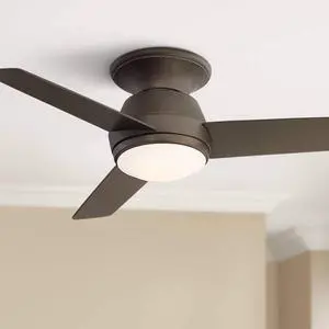 44" Marbella Breeze Modern Indoor Hugger Ceiling Fan with Dimmable LED Light Remote Control Bronze Opal Glass for Living Kitchen House Bedroom Family Dining Home Office Room 44" Marbella Breeze Modern Indoor Hugger Ceiling Fan with Dimmable LED Light Remote Control Bronze Opal Glass for Living Kitchen House Bedroom Family Dining Home Office Room