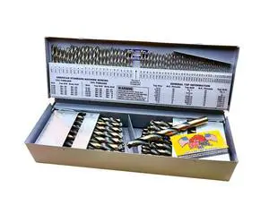 115 Pc Drill Bit Set Letter Number Wire Gauge Hi-Molybdenum M7 115 Pc Drill Bit Set Letter Number Wire Gauge Hi-Molybdenum M7