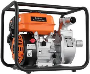 2-Inch Gas Water Pump, 212CC 7HP 4-Stroke Engine, 132 GPM Gas Powered Water Pump with 92FT Lift, 26FT Suction, 1.2L/H Fuel consumption, for Irrigation, Flood Drainage, Transfer 2-Inch Gas Water Pump, 212CC 7HP 4-Stroke Engine, 132 GPM Gas Powered Water Pump with 92FT Lift, 26FT Suction, 1.2L/H Fuel consumption, for Irrigation, Flood Drainage, Transfer