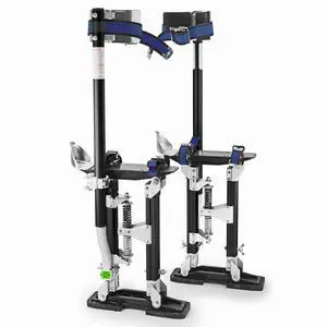 Pro 15" - 23" Drywall Stilts - Black Pro 15" - 23" Drywall Stilts - Black
