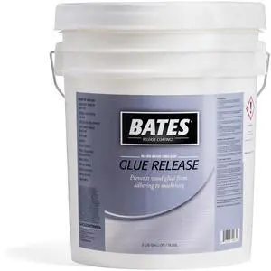 BATES Glue Release Boothcoating, Water-Based Emulsion, 5 Gallon | Temporary Water-Based Emulsion Coating, For Woodworking Industry, Allows Surfaces to Repel Glue BATES Glue Release Boothcoating, Water-Based Emulsion, 5 Gallon | Temporary Water-Based Emulsion Coating, For Woodworking Industry, Allows Surfaces to Repel Glue
