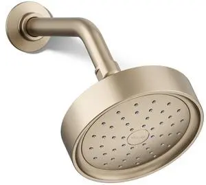 965-AK-BV Purist® Single-function showerhead, 2.5 gpm, Vibrant Brushed Bronze 965-AK-BV Purist® Single-function showerhead, 2.5 gpm, Vibrant Brushed Bronze