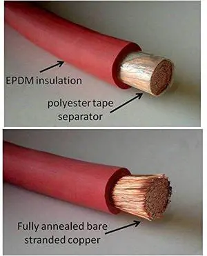 4/0 AWG 4/0 Gauge Red and Black Welding Lead & Car Battery Copper Cable Wire - Car, RV, Inverter, Solar, Battery 4/0 AWG 4/0 Gauge Red and Black Welding Lead & Car Battery Copper Cable Wire - Car, RV, Inverter, Solar, Battery
